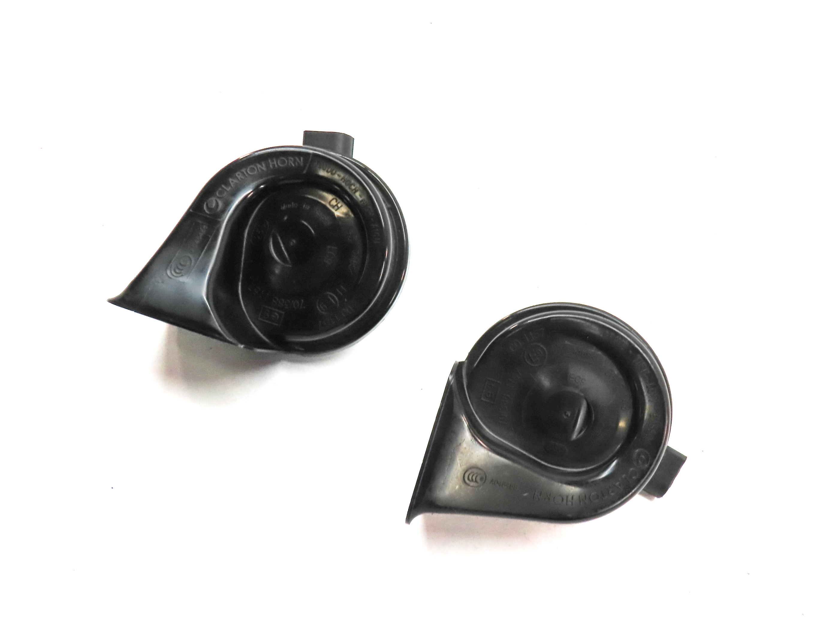 2011-2012 BMW 740i 750i 760i (F01 F02) HIGH & LOW NOTE TONE HORN SET-2 — exact item pictured